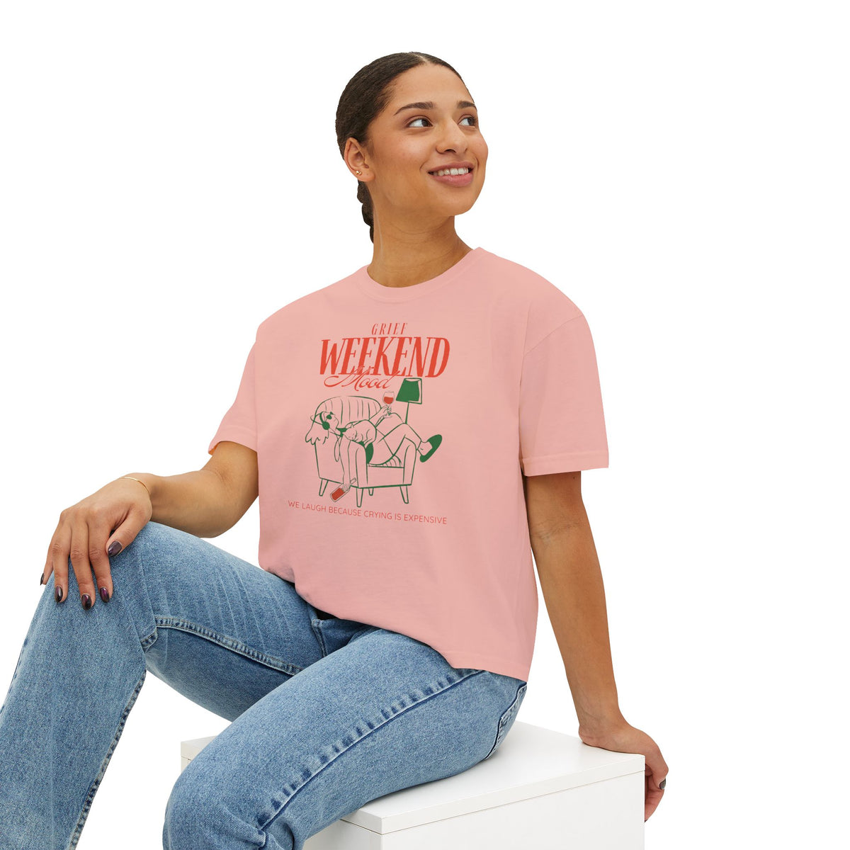 Grief Weekend - Graphic Boxy Tee