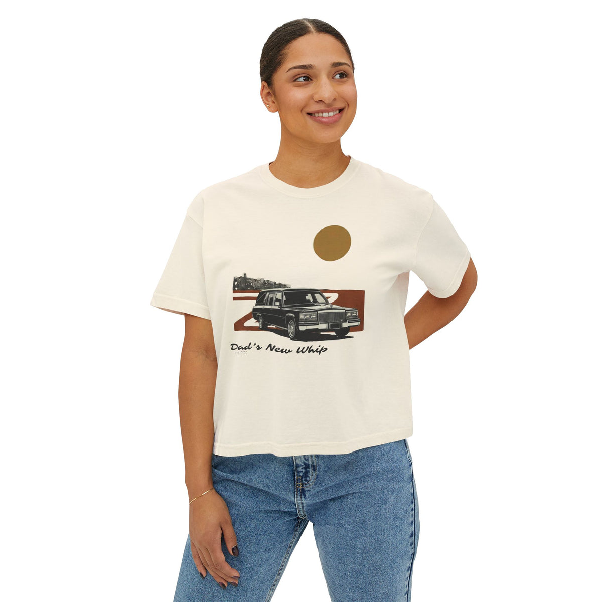 Dad's New Whip - Graphic Boxy Tee