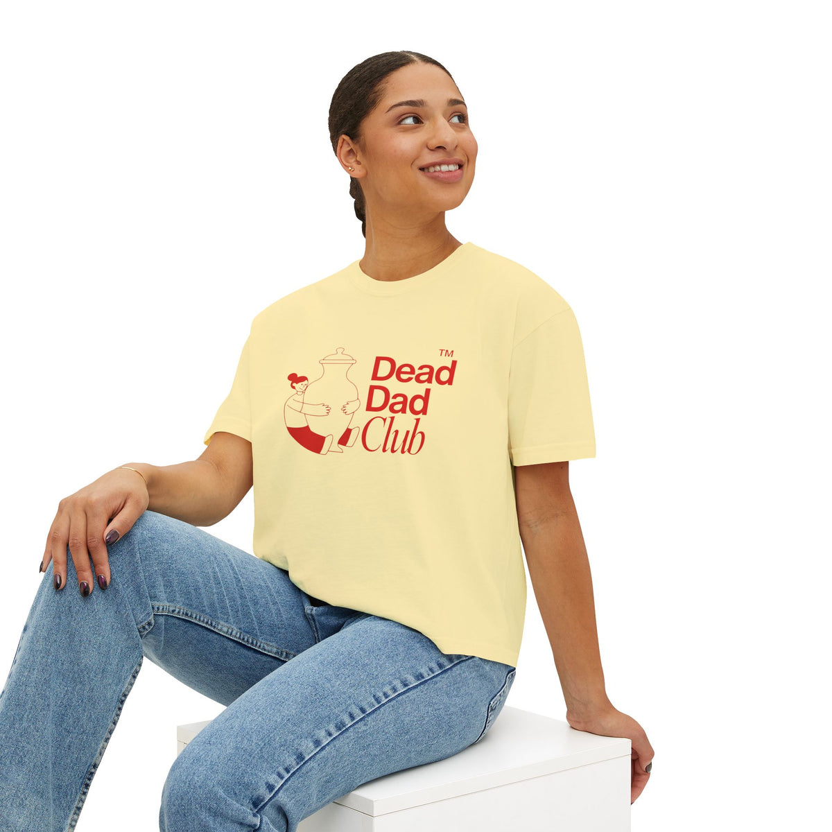Welcome to the Club - Graphic Boxy Tee