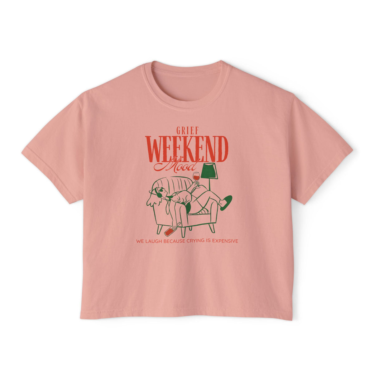 Grief Weekend - Graphic Boxy Tee