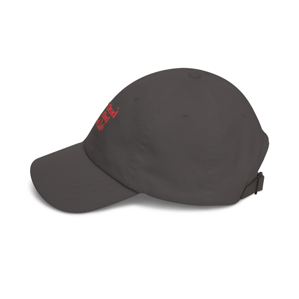 Classic Dad Cap – Red Embroidery