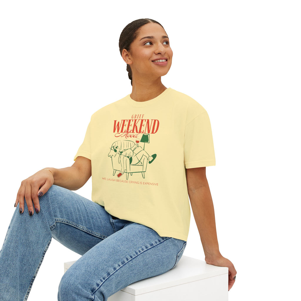 Grief Weekend - Graphic Boxy Tee