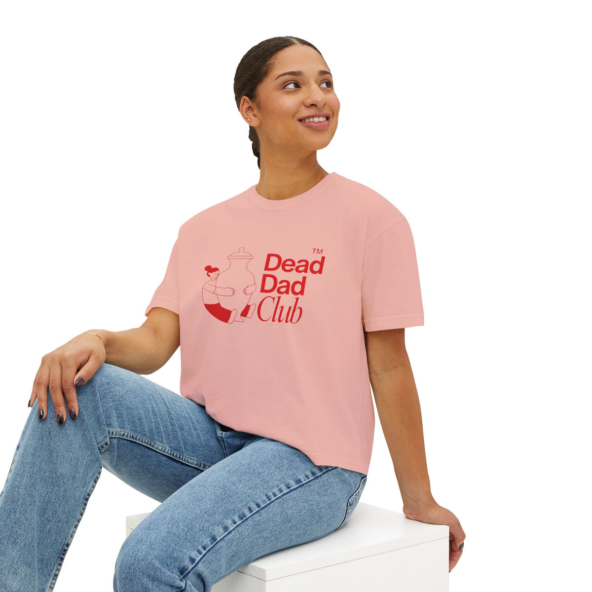 Welcome to the Club - Graphic Boxy Tee