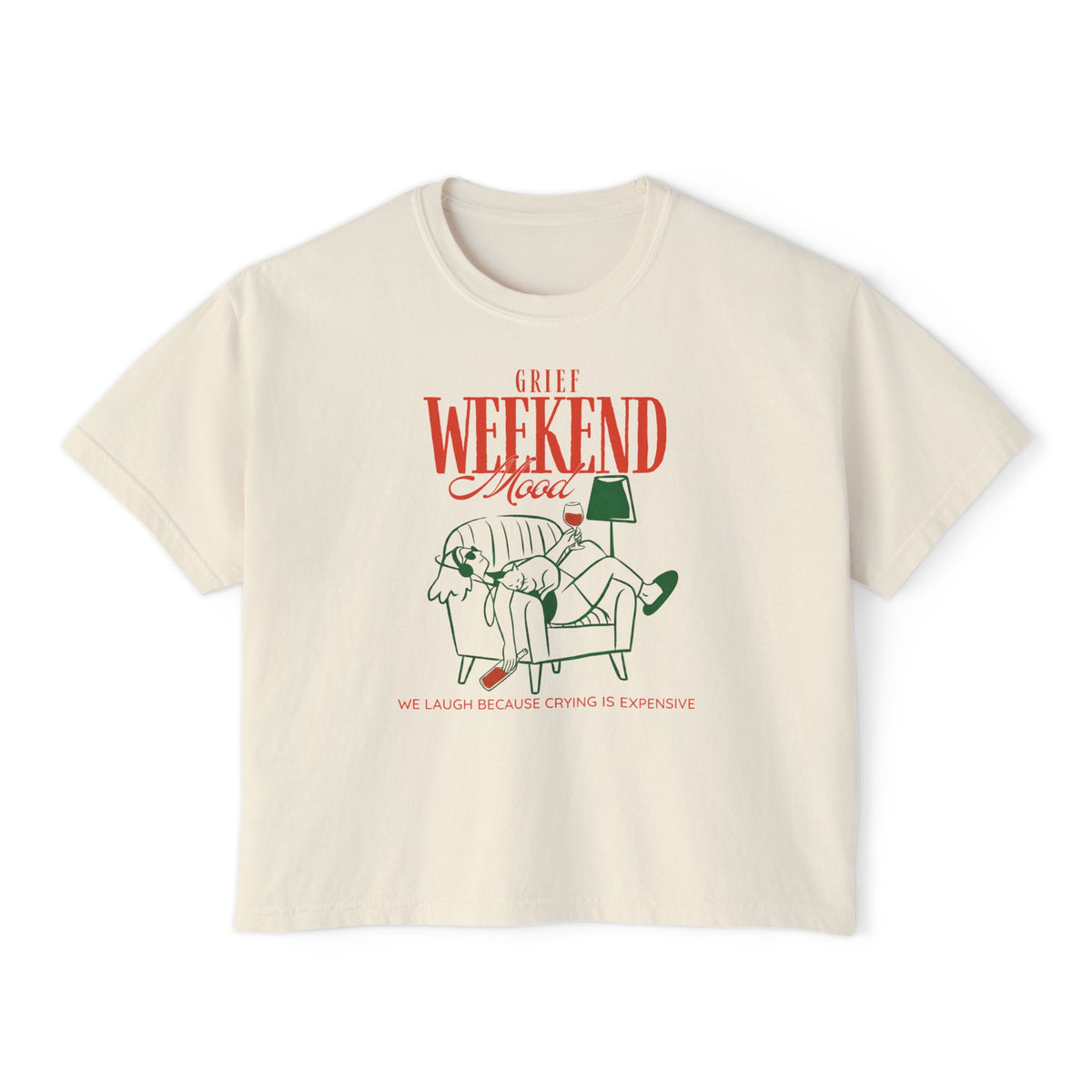 Grief Weekend - Graphic Boxy Tee