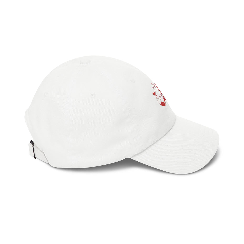 Classic Dad Cap – Red Embroidery