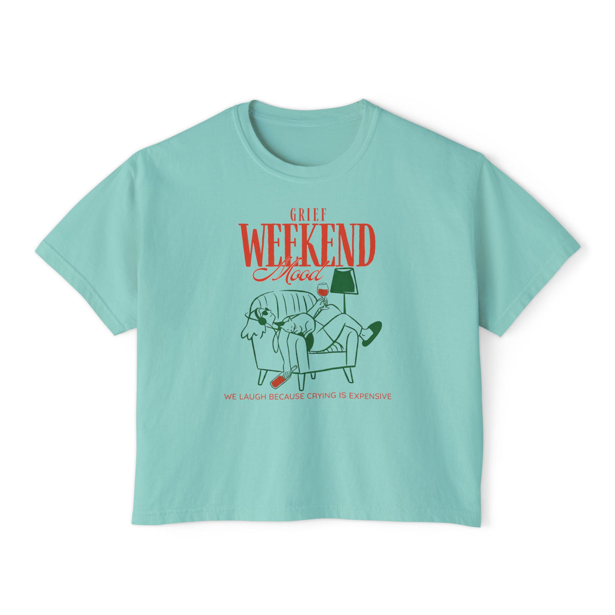 Grief Weekend - Graphic Boxy Tee
