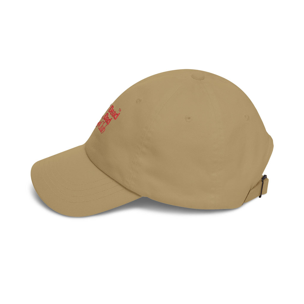 Classic Dad Cap – Red Embroidery