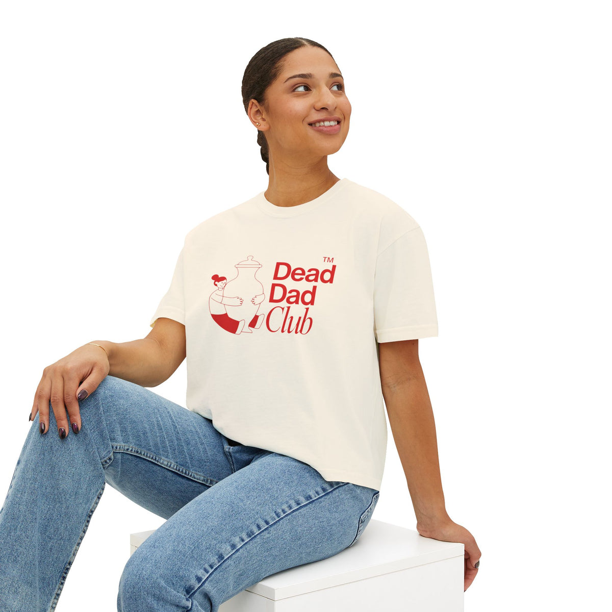 Welcome to the Club - Graphic Boxy Tee