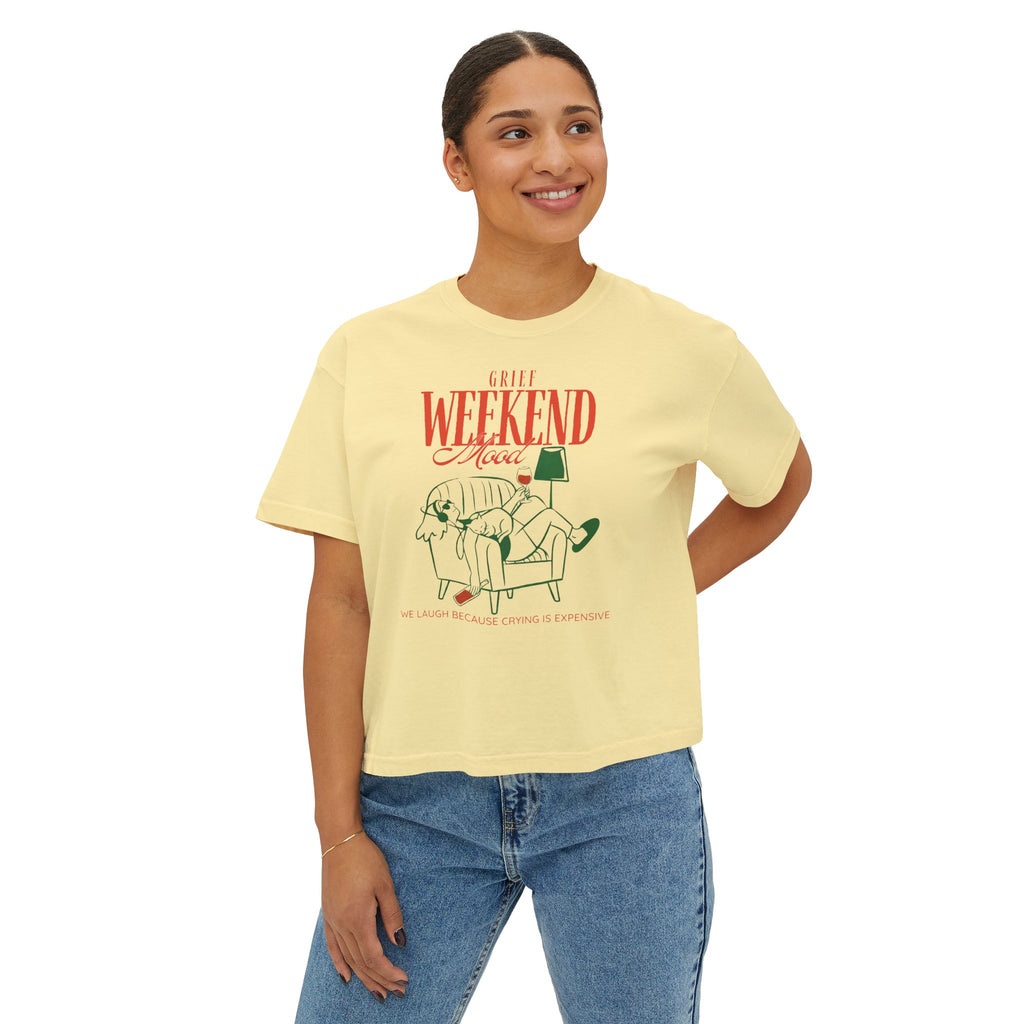 Grief Weekend - Graphic Boxy Tee