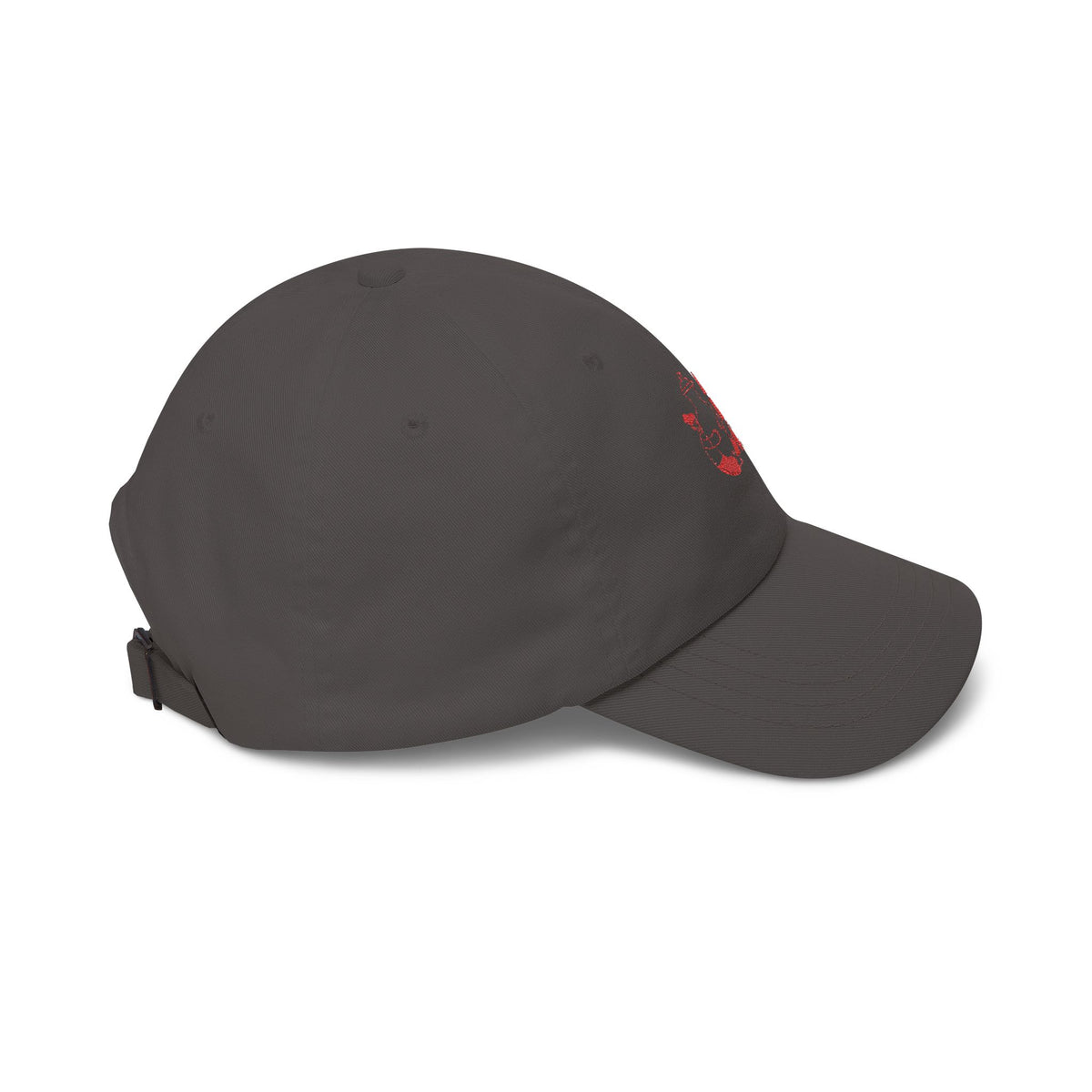 Classic Dad Cap – Red Embroidery