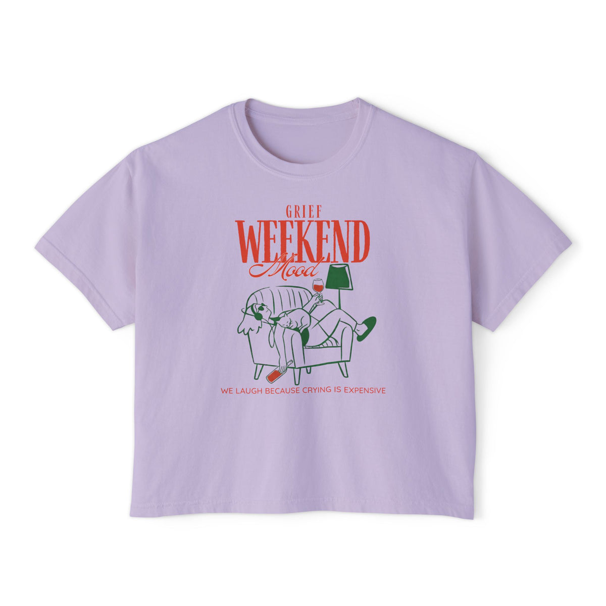 Grief Weekend - Graphic Boxy Tee