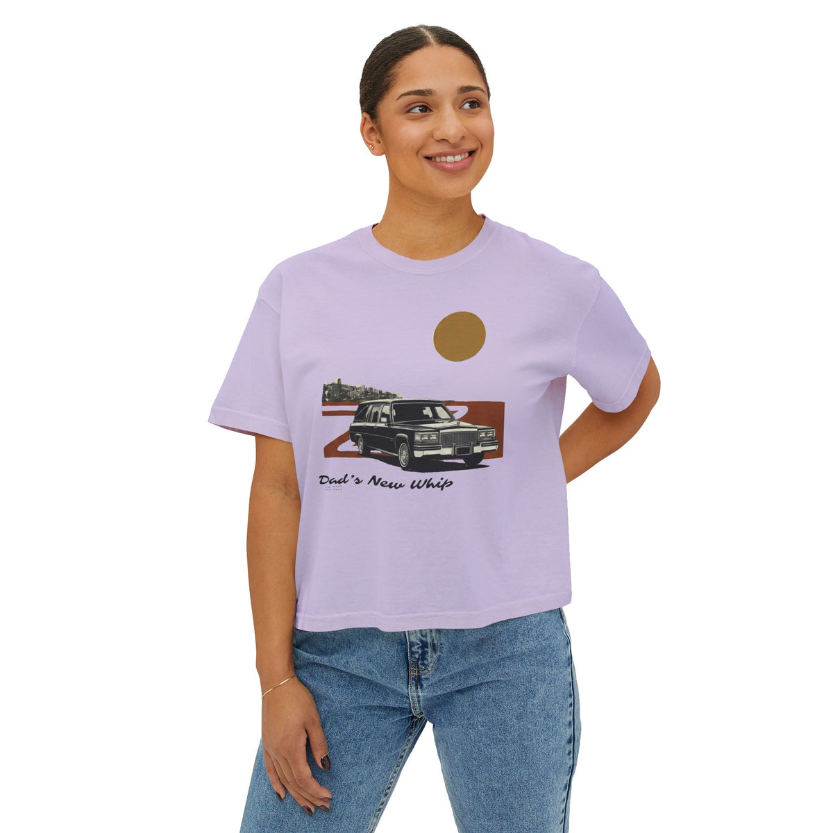 Dad's New Whip - Graphic Boxy Tee