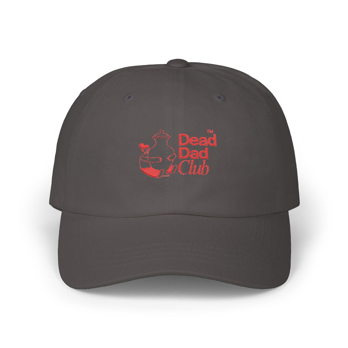 Classic Dad Cap – Red Embroidery