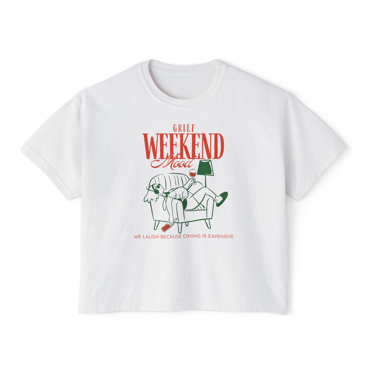 Grief Weekend - Graphic Boxy Tee
