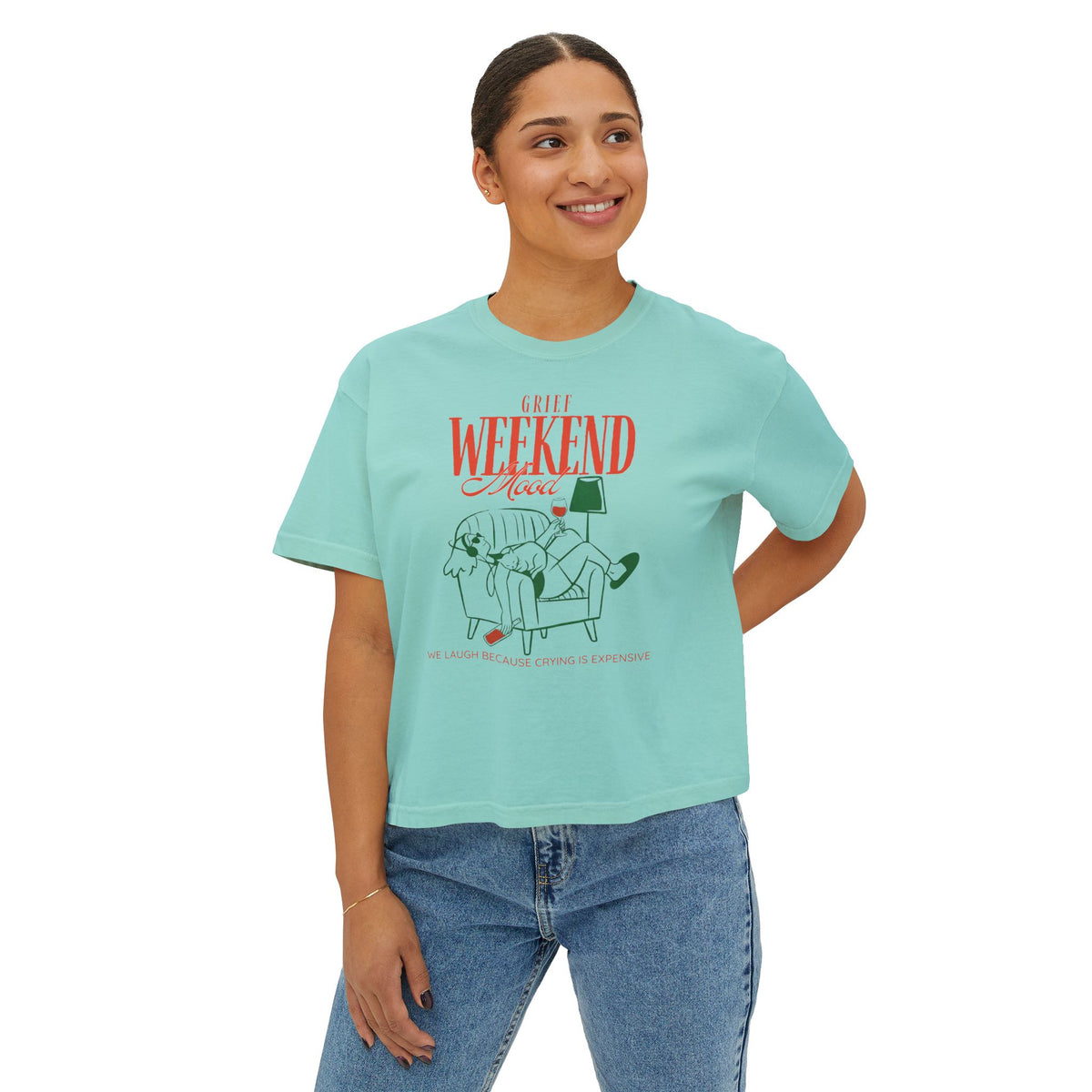 Grief Weekend - Graphic Boxy Tee