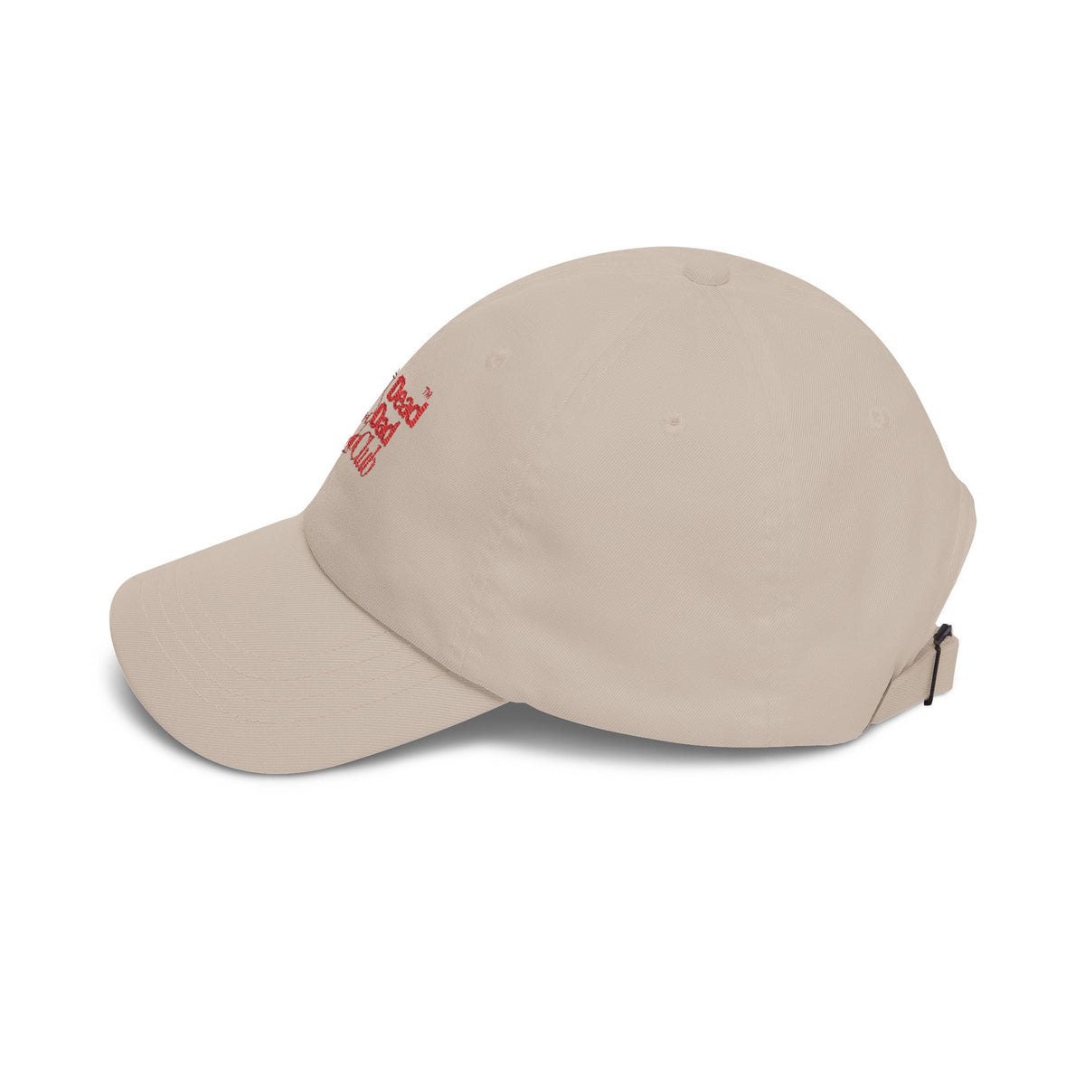 Classic Dad Cap – Red Embroidery