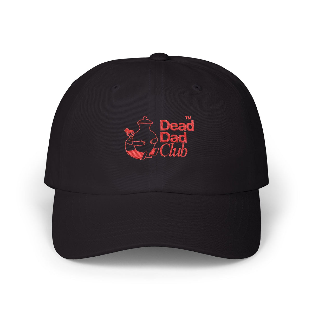 Classic Dad Cap – Red Embroidery