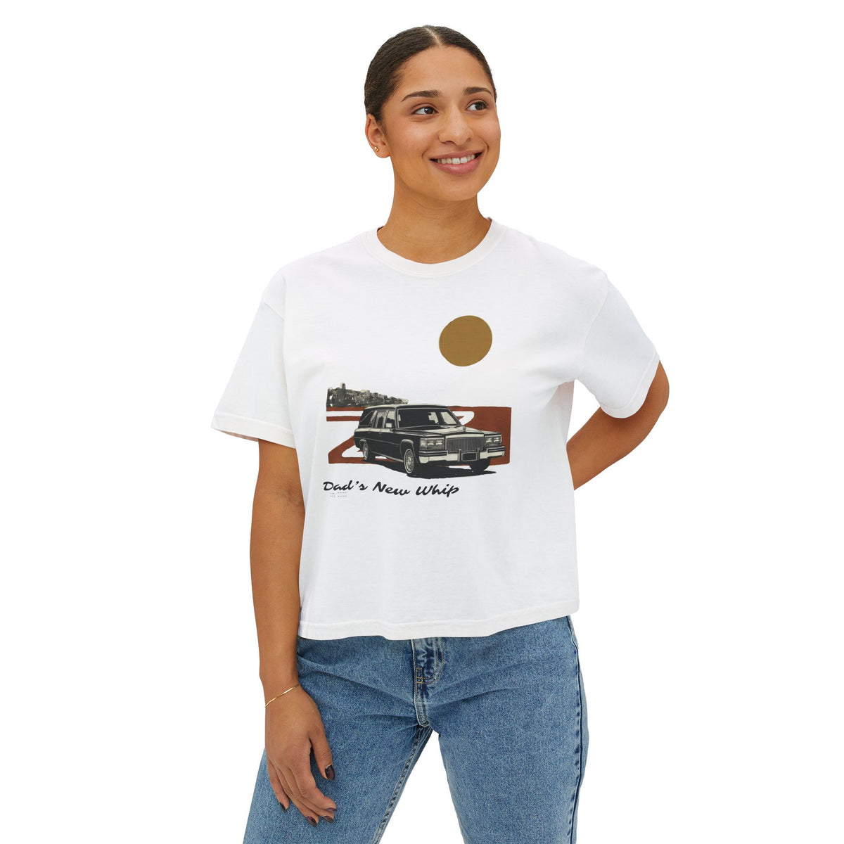 Dad's New Whip - Graphic Boxy Tee